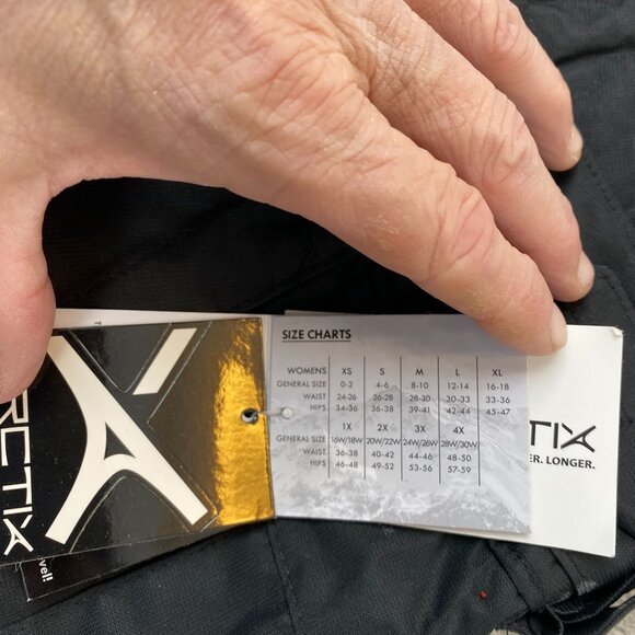 NWT Arctix Womens Insulated Snow Pants Size 2X Black Outdoors Skiing Winter - Picture 10 of 16